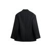 Zara X Maison Special Loose Fit Solid Double Breasted Blazer Men blazers Black 09621630800-33