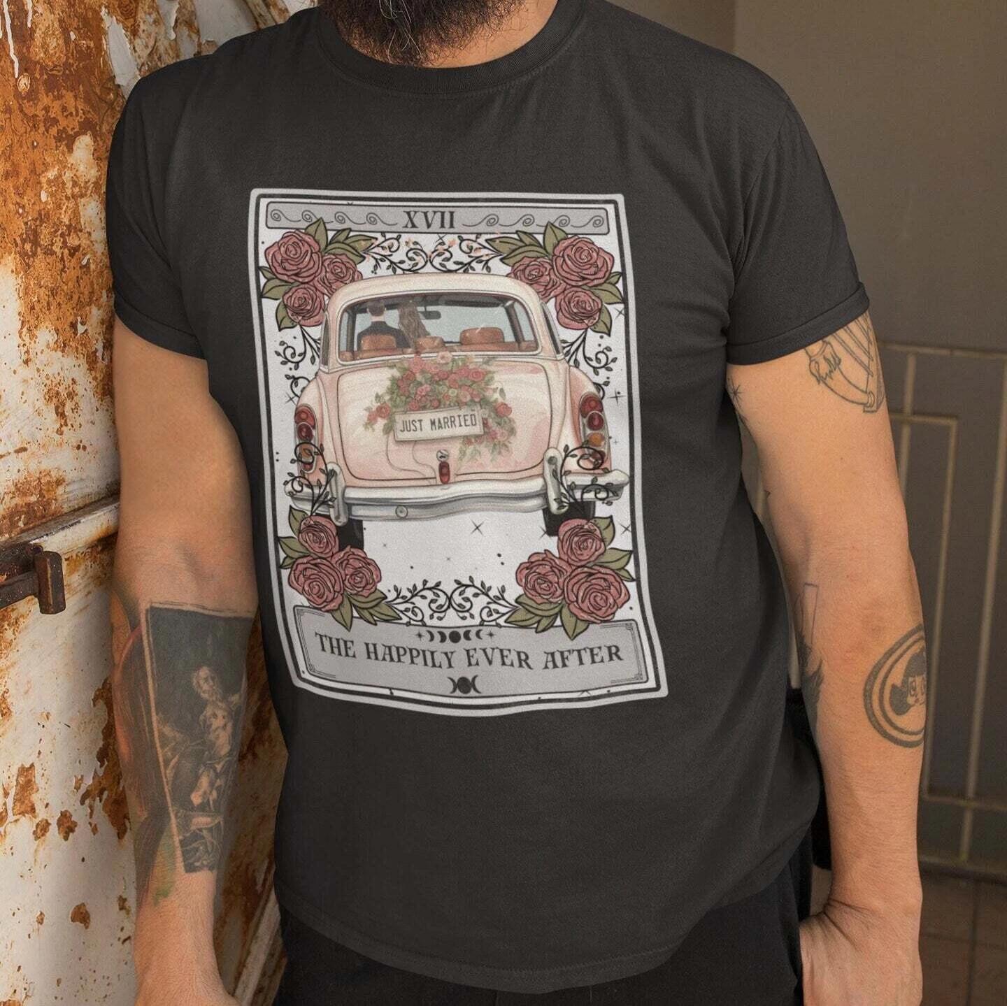 Just Married Tarot Card Shirt 3XL