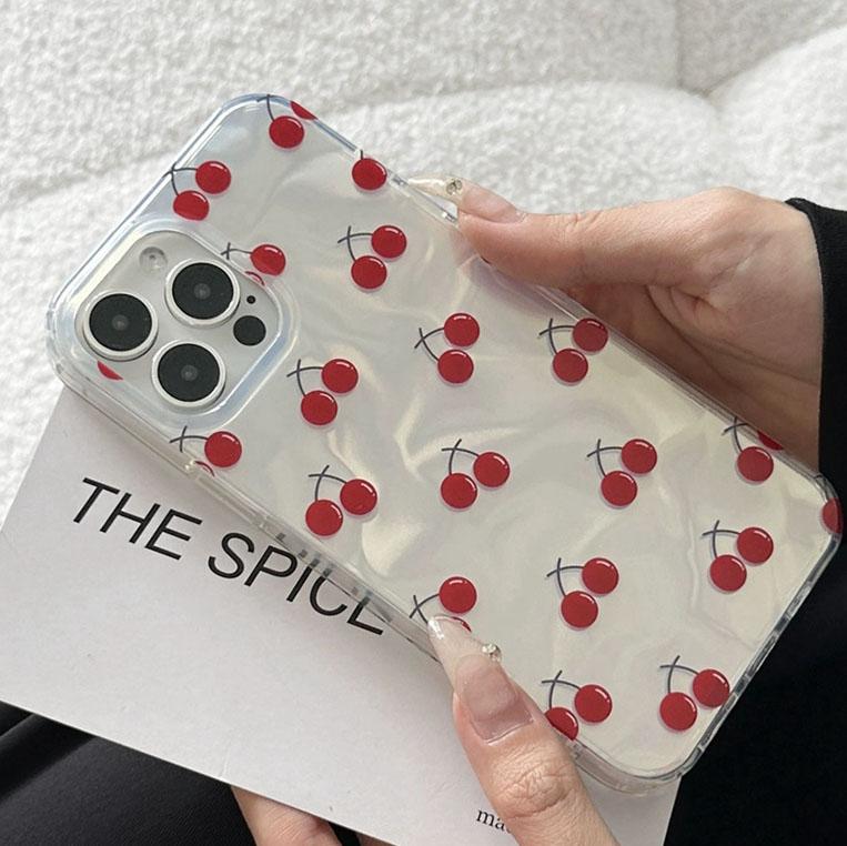 Pink Cherry Bow Girls Women Case For Xiaomi Redmi Note 14 Pro 14C 13C 10 9A 9C 13 12 11 10S 9 8 Plus A5 A4 A3 A2 A1 Fundas Cover