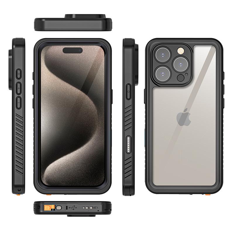 Red Pepper Waterproof & Drop-Proof Case for iPhone 16 Pro Max