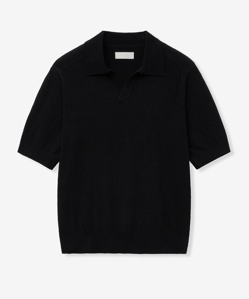 MINAV Cooling Boucle Open Collar Knit [3 Colors]