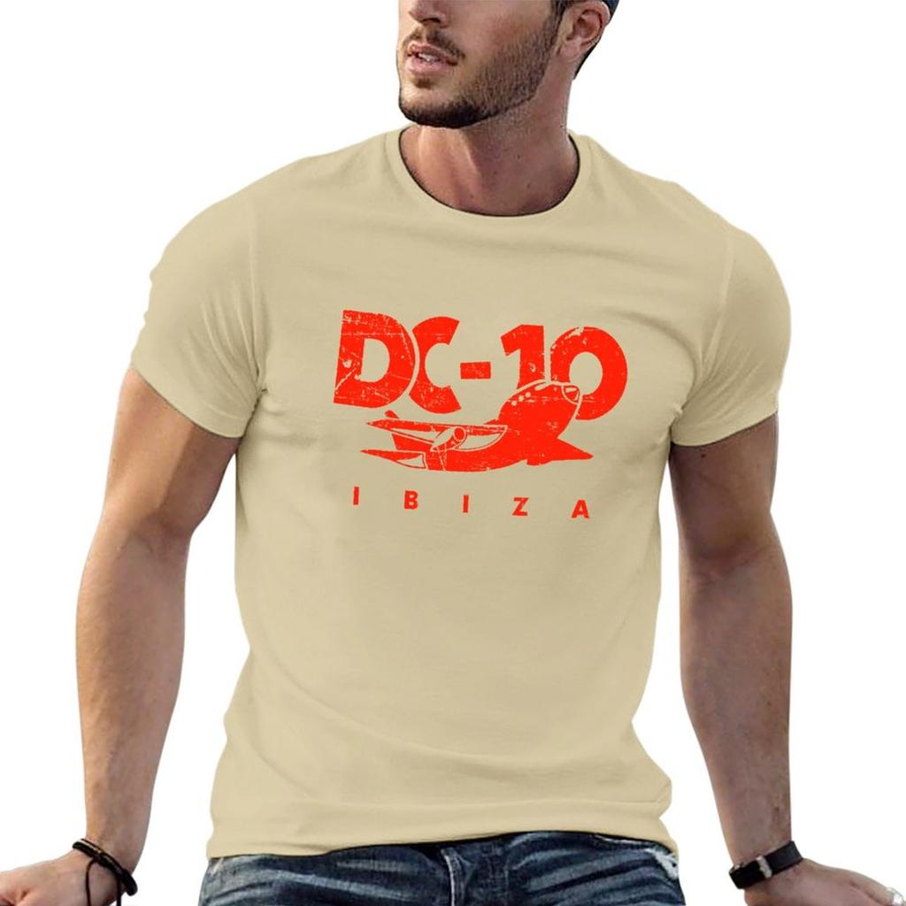 DC10 Bar Club IBIZA: Vintage Red MODEL Club Legend by La French Touch T-Shirt Blouse Anime Mens T Shirts Casual Stylish