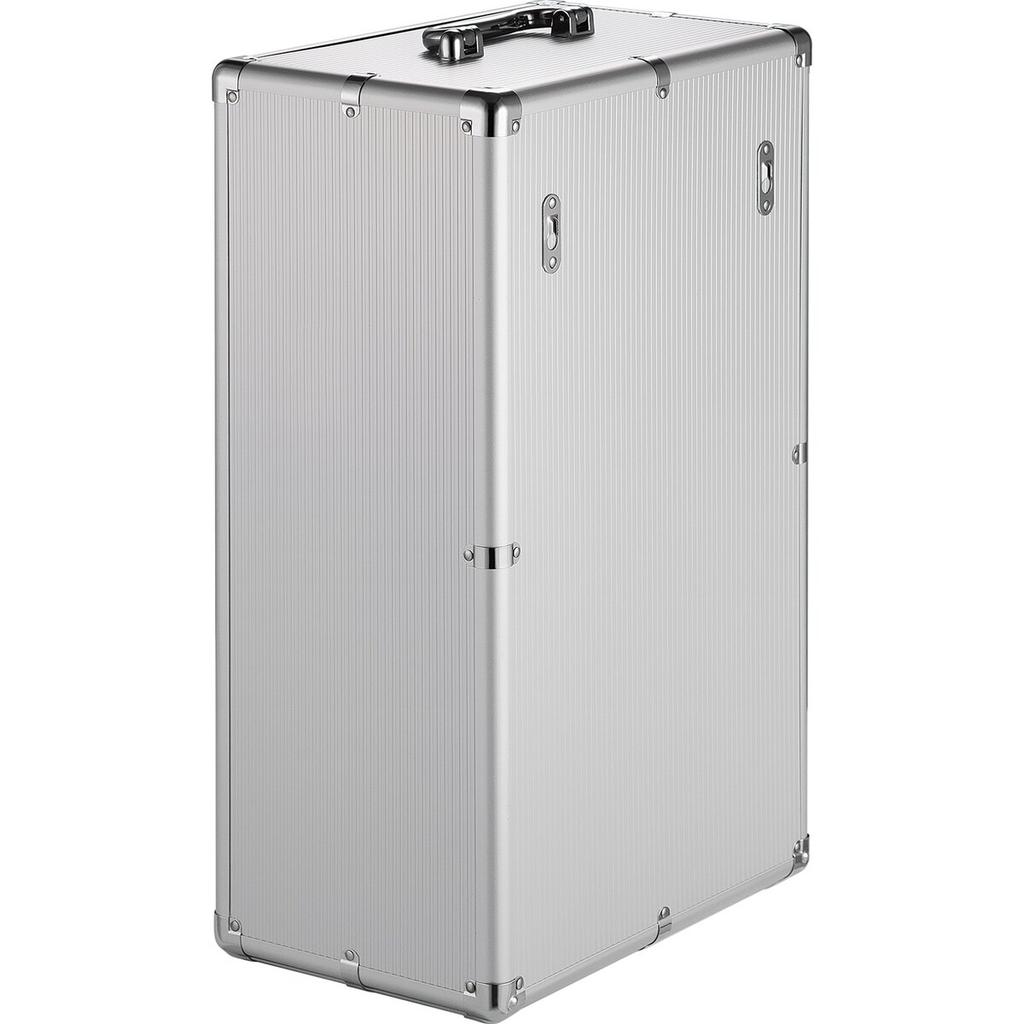 Cell Phone Storage Cabinet, 36 Slots, Aluminum Alloy Pocket Chart Storage Locker Box w/ Portable Handle, Key Lock & Handwritten Tags, Wall Mounted for