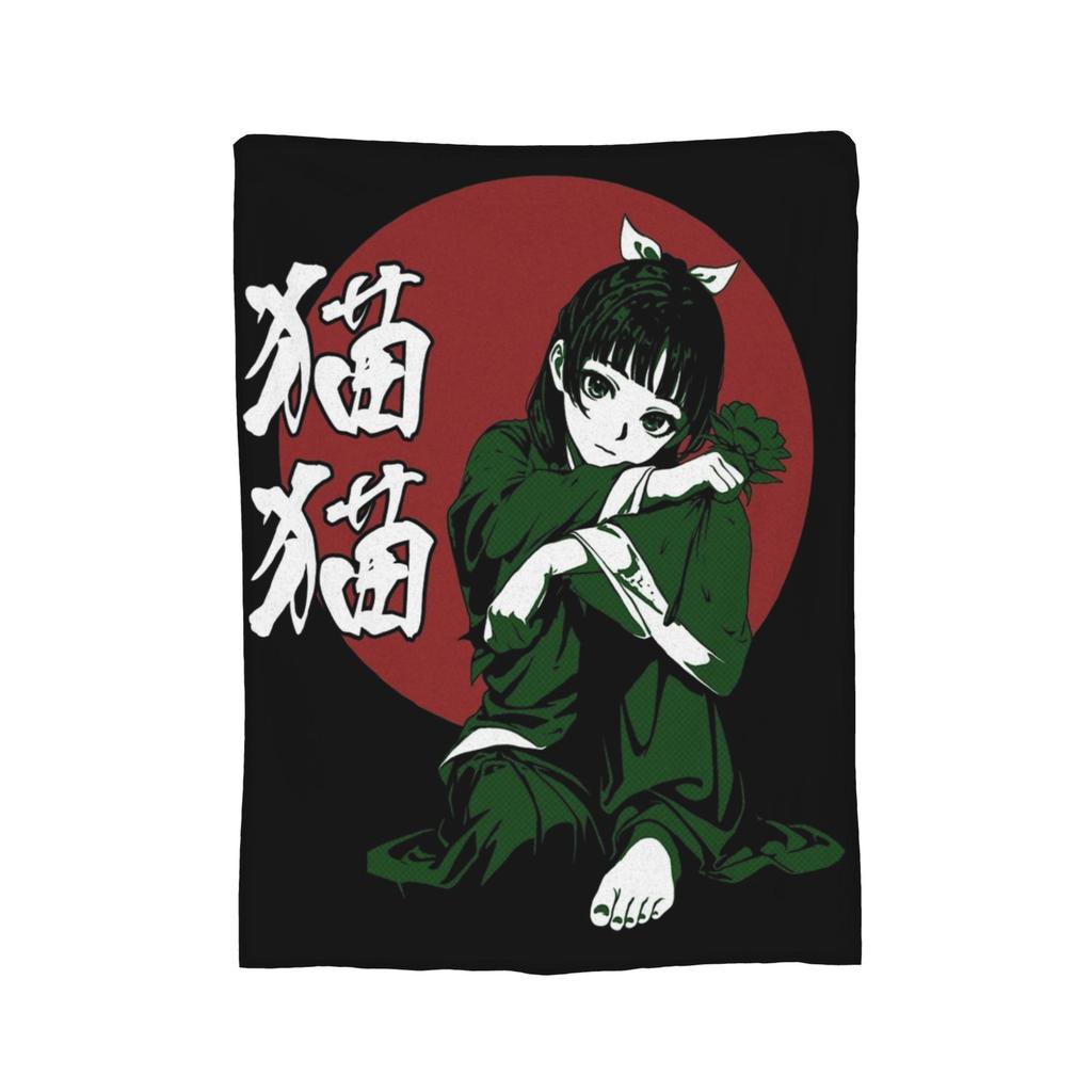 The Apothecary Diaries Anime Maomao Blanket Velvet Autumn/Winter Thin Throw Blankets for Bed Travel Bedding Throws
