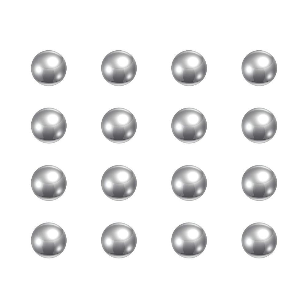 50Pcs G25 Precision Bicycle Bearing Balls 304 Stainless Steel Steel Solid Beads CNC, Impact Test