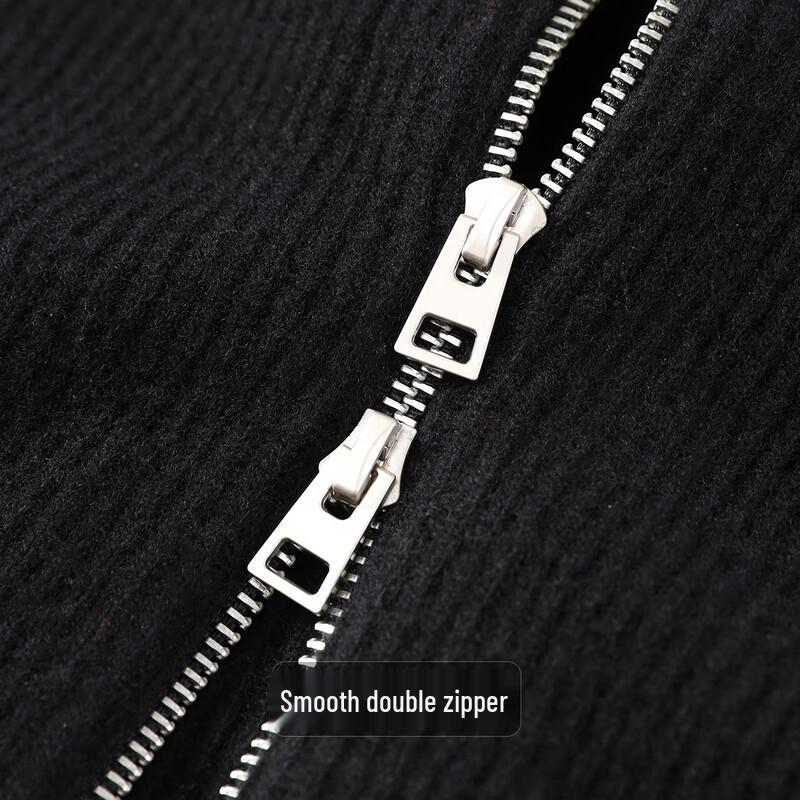 Antonio Men's Luxury Cashmere Wool Blend Full-Zip Cardigan Jacket