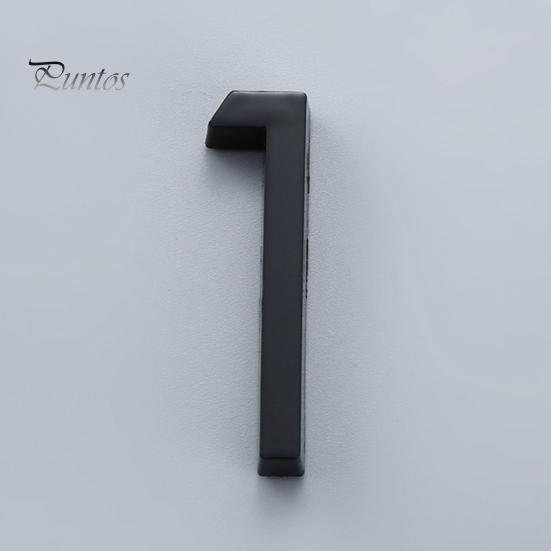 Modern 3D House Numbers Heavy Duty Rust-proof Simple Installation Modern House Address Numbers for Outside Home Front Door