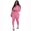Herbst Dicker Yoga Kapuzen-Trainingsanzug Set Sexy Damen Zweiteiler Sport-Matchingset Süße Dame Fitnessstudio Hosen Outfits
