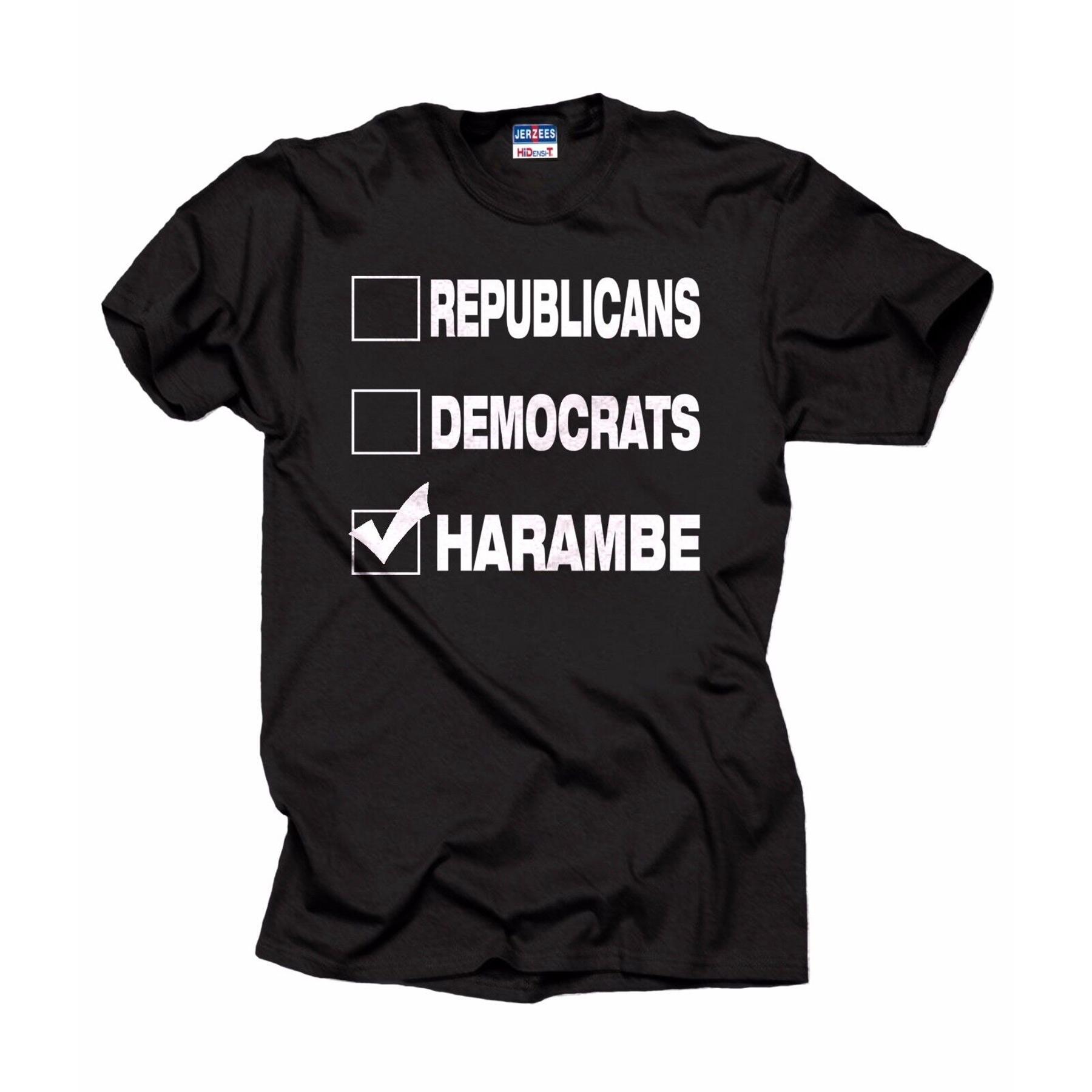 Harambe For President Vote For Harambe T Shirt Harambe Gorilla Election T Shirt S разноцветный