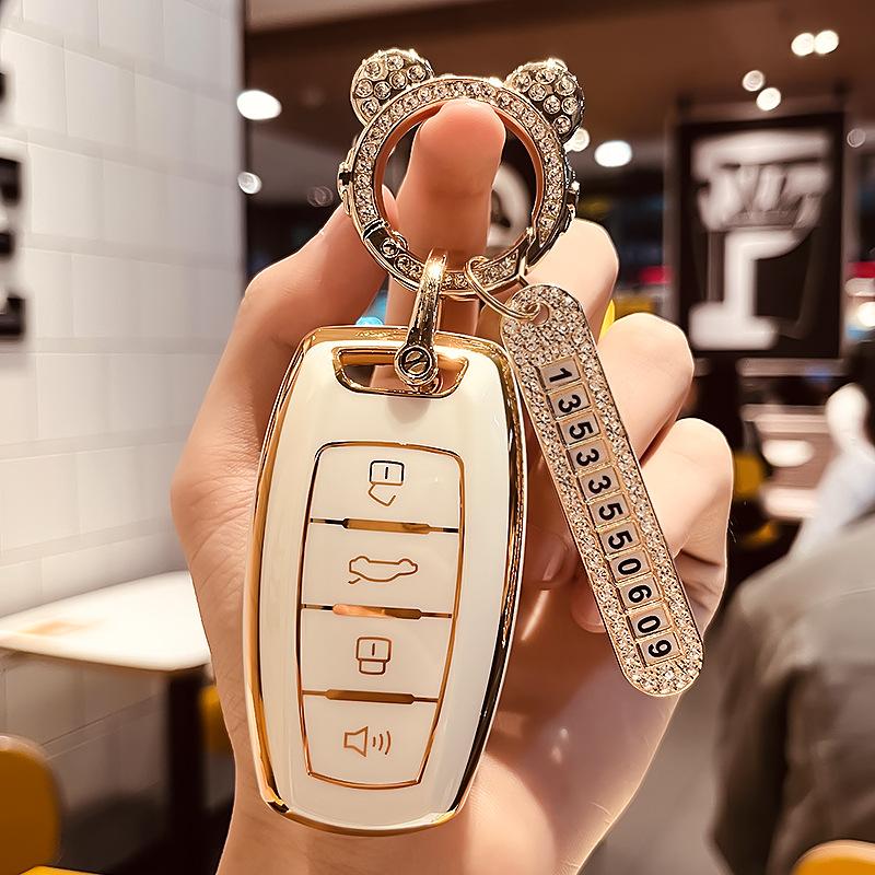 Great Wall HarvardH6CoupeSports Version Key Cover Havalm6 H2 F5 h4Dedicated Buckle Car Key Case Shell
