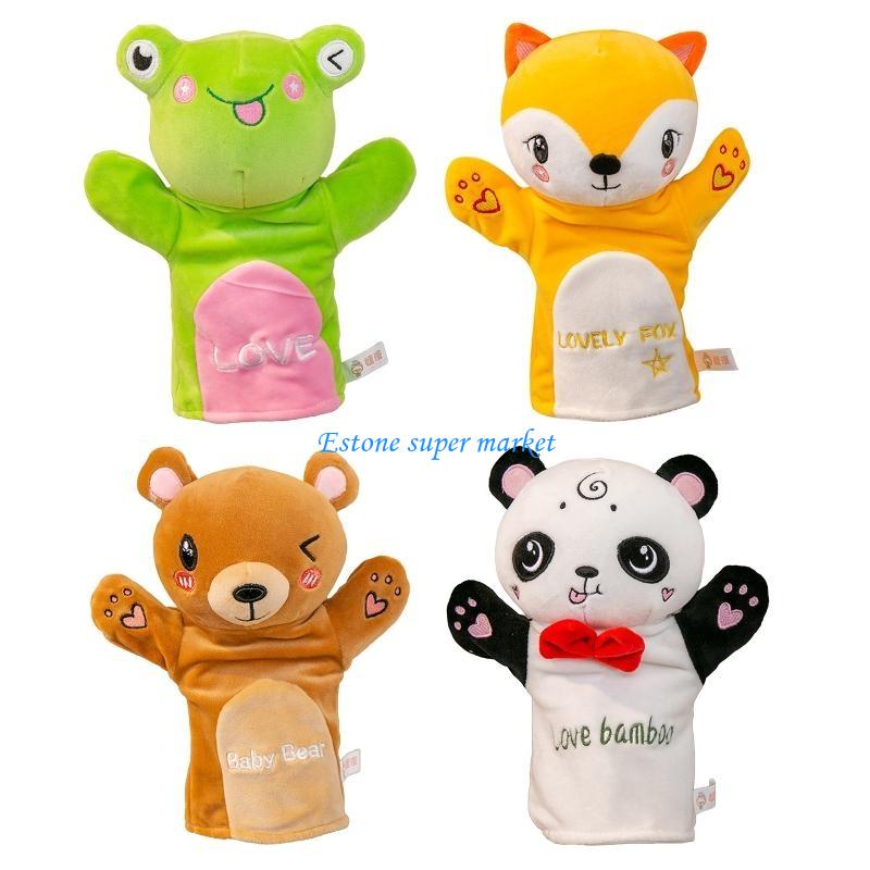 090B Baby Educational Hand Puppet Plush Finger Puppet Theater For Doll Toy For Childr
