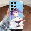 Japan Anime Phone Case For Samsung S25 S24 Ultra S23 Fe S22 S20 S21 Plus Plus 5G Fe Transparent Cover