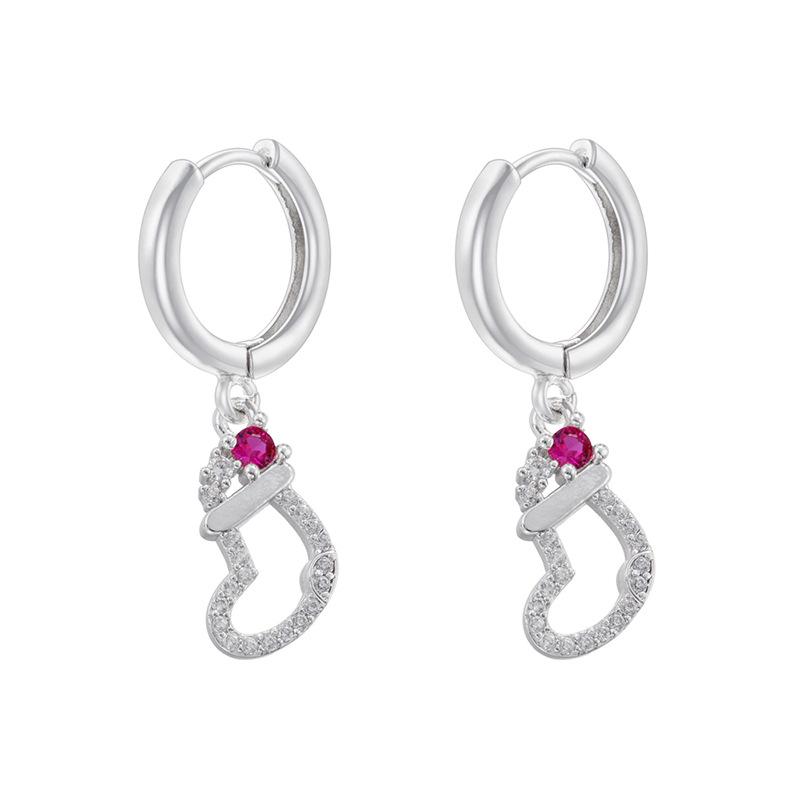 Sweet And Cute Christmas Element Earrings Ear Ring Wind Christmas Gloves Socks Earrings Women Ve1005-1009