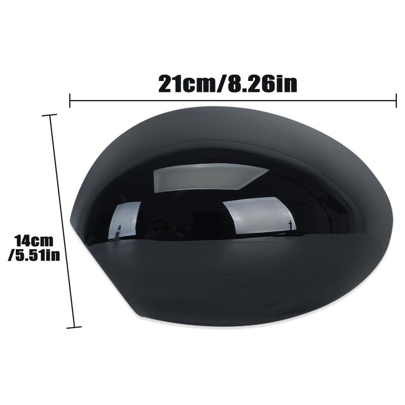 Rearview Mirror Cover Cap For BMW Mini R55 R56 2007-2013 Gloss Black With Turn Signal Hole Side Mirror Cover Car Accessories
