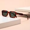 Square small frame sunglasses European and American retro 1111 new simple high-end fashion sunglasses women's sunglasses