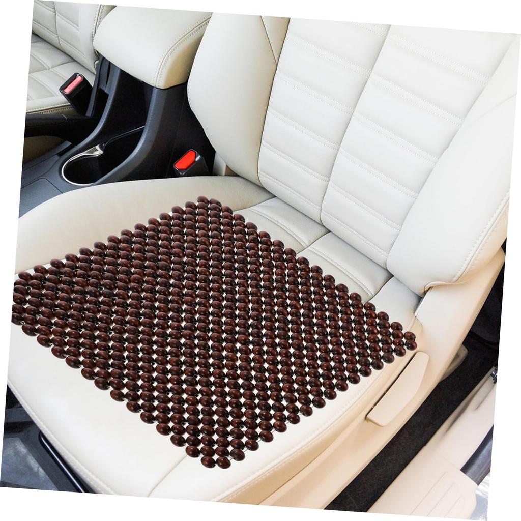 LIFKOME Wooden Bead Comfort Car Seat Wood Bead Seat Wood Bead Seat Wood Bead Auto Seat Car Seat Cushion, Cushion, Cover, Pad, Cover, Cushion, Cushion,