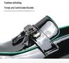 Men's Comfortable Height Increasing Tassel Loafers - Casual Brogue Slip-on Leather Shoes