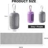 Cooling Towel Cold Towel Portable Quick Drying Circular Silicone Wrapped Polyester Fiber Towels Beach Accessories Sport Fitness