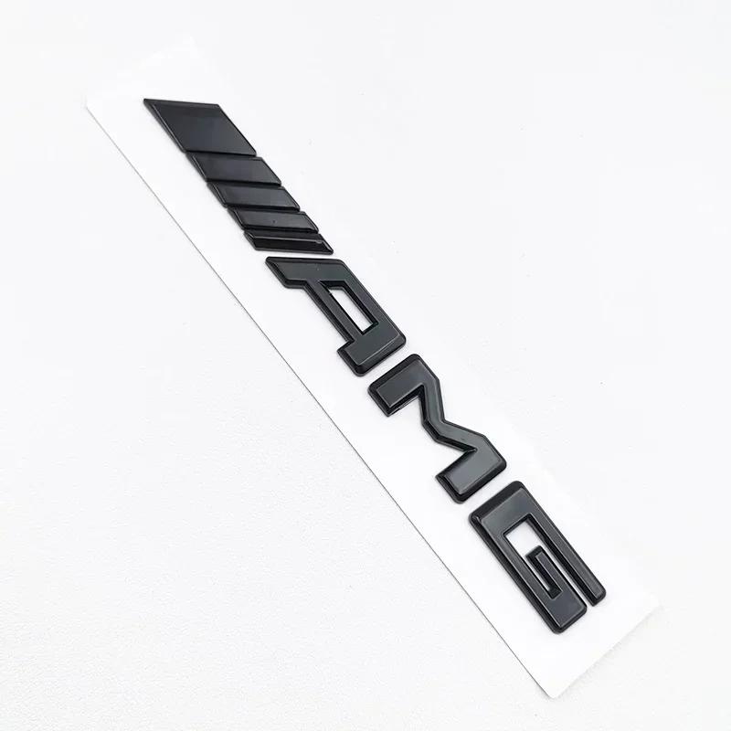 

C200 E200 New 2025 For Mercedes Benz 3D ABS Black Car Logo GLC63S Emblem AMG Rear Letters Fender Side Badge Sticker For Mercedes