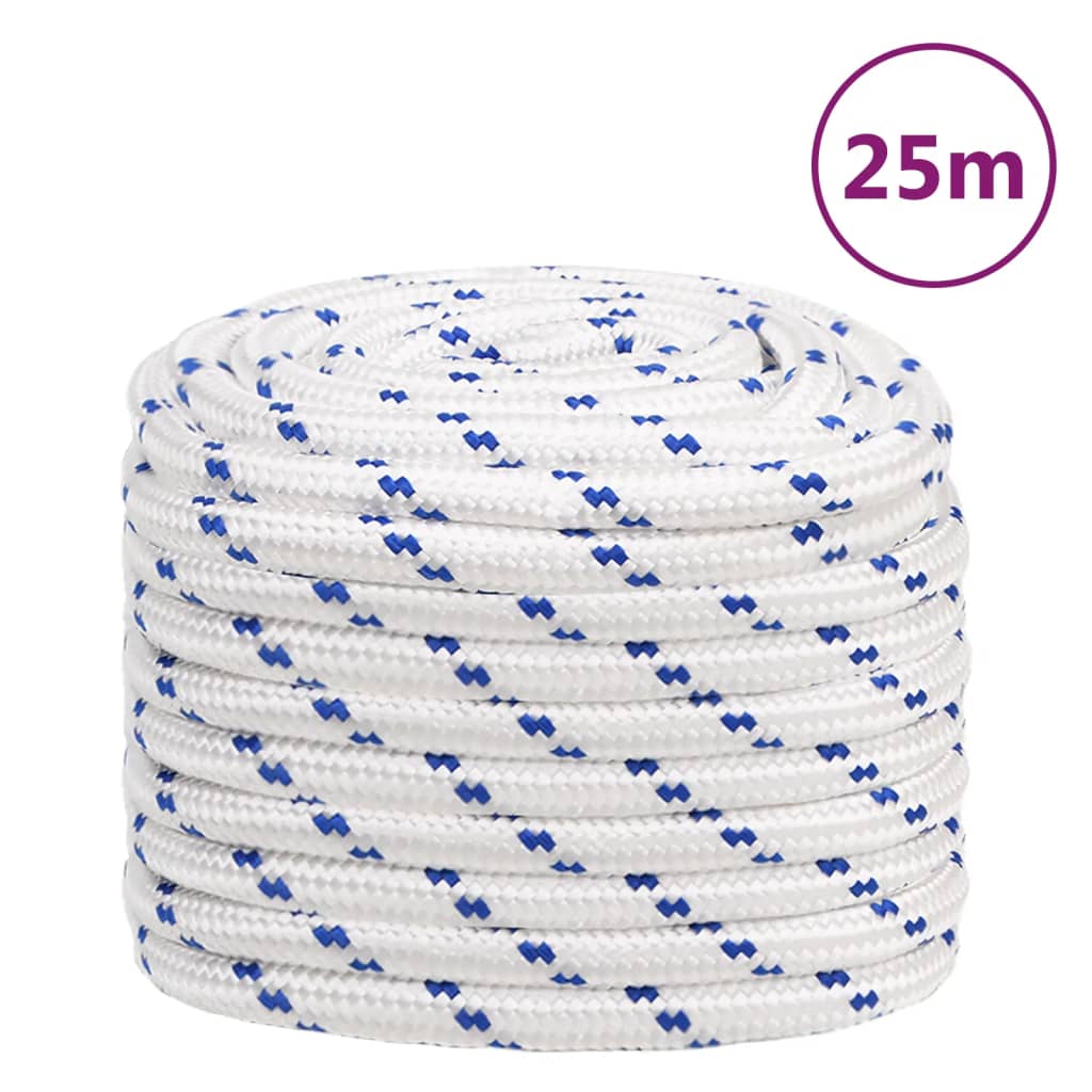Boat Rope White 20 Mm * 25 M Polypropylene