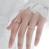 Cross Zirconia Adjustable Ring For Women And Men Fashion Jewelry