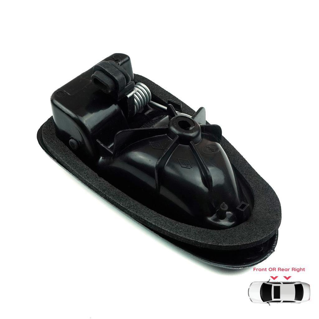 EDP78 Vnitřní klika dveří pravá černá pro Renault Clio Trafic Master 2 Scenic Megane Logan 1 Movano A Primastar 1 Daily 7700434717