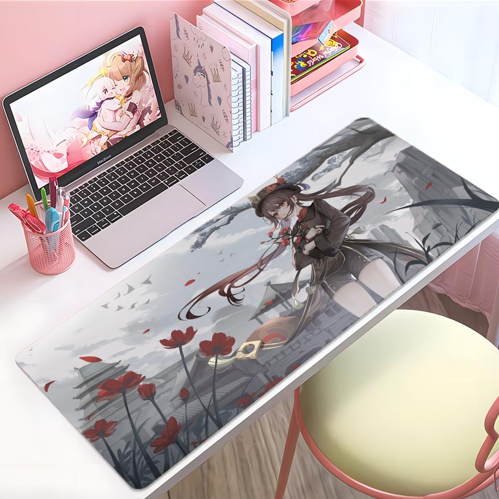 Game Openworld Ggenshin Impact Mouse Pad Large Thick Desk Pad Stitched Edges Gaming Mouse Mat For Pc