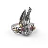 Adjustable Brass Rabbit Ring Men Women Vintage Creative Minimalist Statement Jewelry