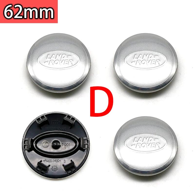 ABS 62mm Car Wheel Center Hub Caps Cove For Land Rover Range Rover Discovery 4 Freelander 2 Velar Defender L322 Evoque L405 SVR
