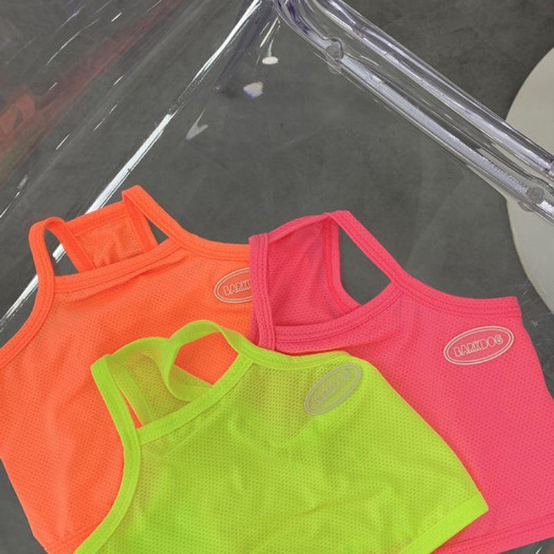 BARKDOG Functional Fluorescent Cool Crop Strappy Tank Top M-6XL 3 Colors