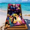 Digital Circus Beach Towel Soft Durable Quickdry Comfortable Lightweight Perfect For Traveling Yoga Camping And Swimming