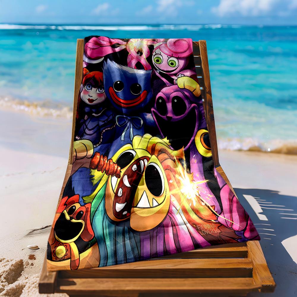 Digital Circus Beach Towel Soft Durable Quickdry Comfortable Lightweight Perfect For Traveling Yoga Camping And Swimming