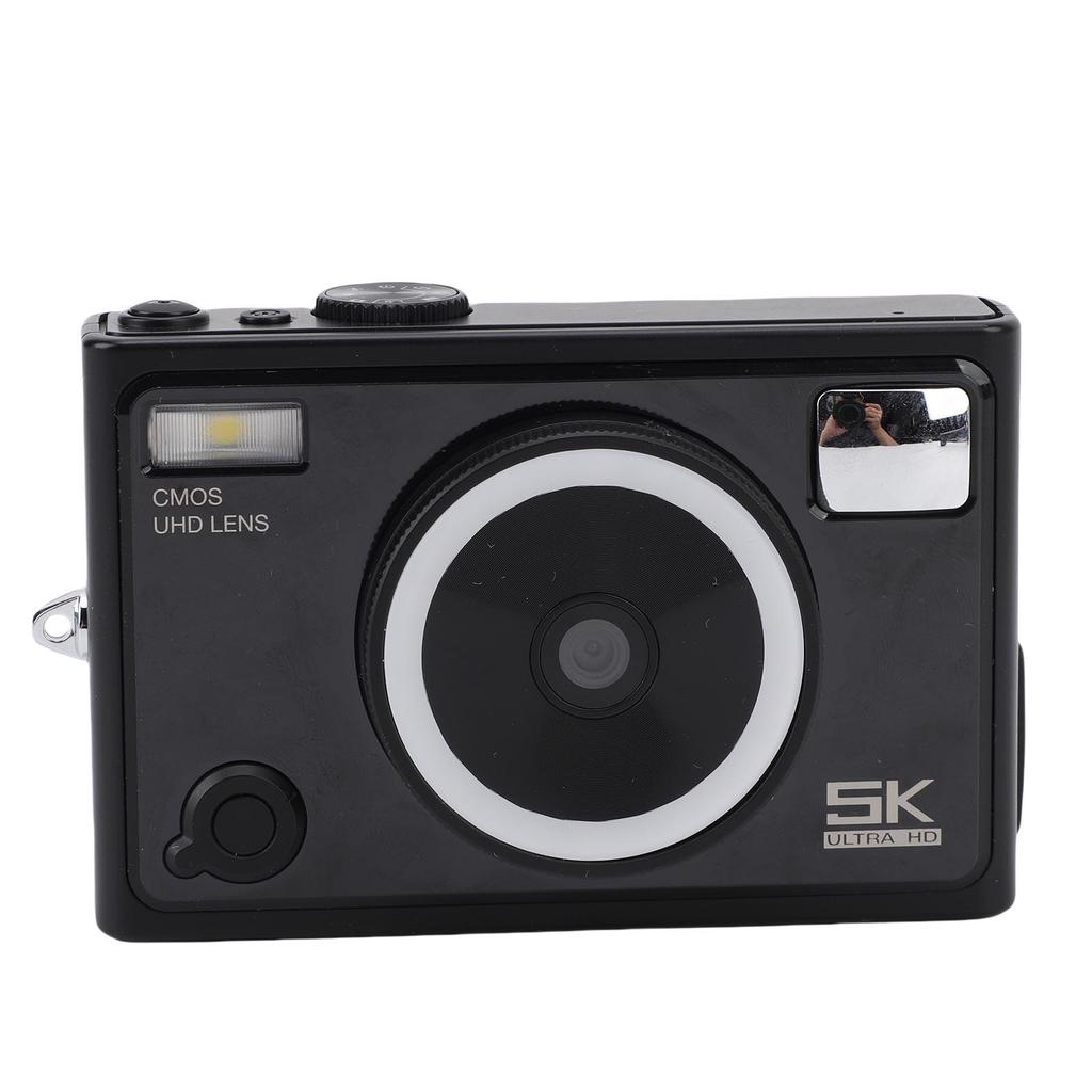 64MP 5K Photo Video Camera WIFI Rear Front Double Lens 2.8 Inch Touch Screen Beauty Camera with Fill Light for Selfies