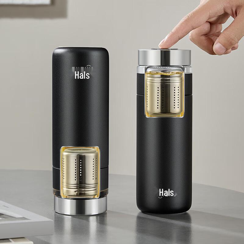 Haers 316L Stainless Steel Vacuum Flask with Tea Infuser