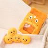 Fun Creative Bread Puff Snack Pack Plush Toy, Cute Soft Stuffed Animal Doll for Kids Birthday Gift, Lovely Mini Plushie