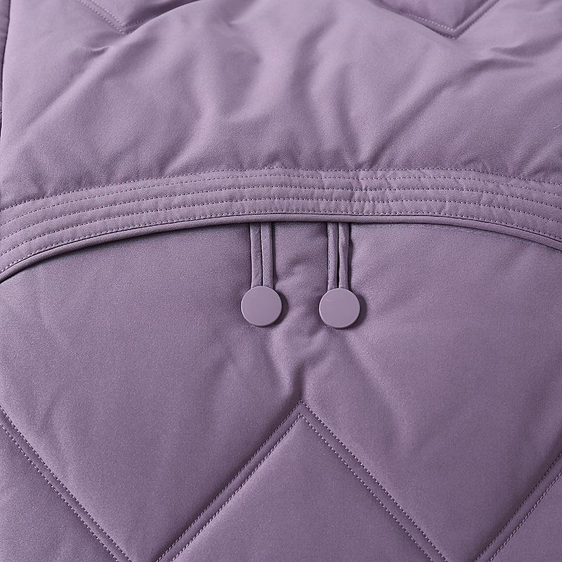 Mom's Down Jacket Mid Length Plus Size Over The Knee Thick Warm and Stylish Winter Jacket