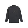 adidas T Shirts Unisex Black Turtleneck Moderate Straight Fit IN9561