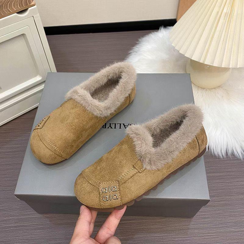 

Женские зимние теплые нескользящие меховые ботинки большого размера на мягкой подошве, утепленные подкладкой ботильоны до щиколотки, водонепроницаемые уличные спортивные хлопковые ботинки 41 верблюд