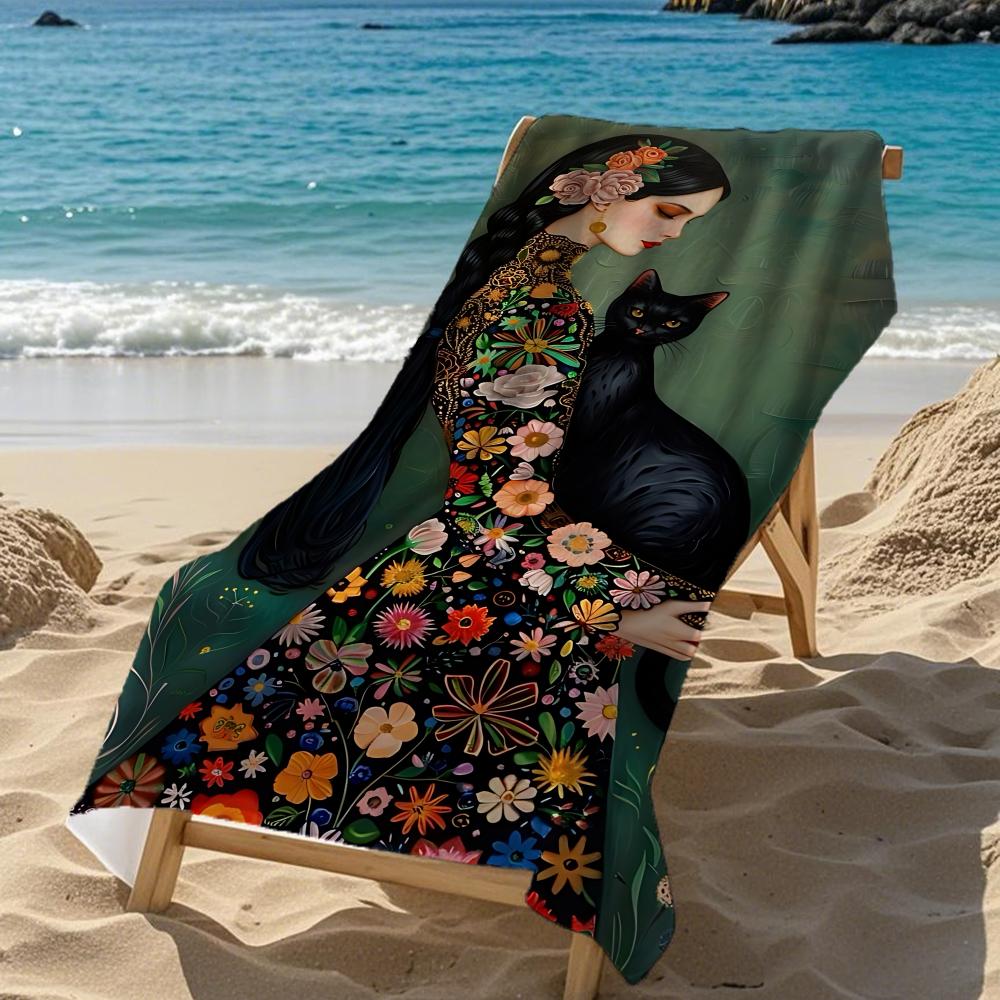 Luxuriöses G-Gustav KlimtS Handtuch Fünf-Sterne-Hotelqualität Umweltfreundliche Ultra-Weiche Dicke Handtücher & Strandtücher