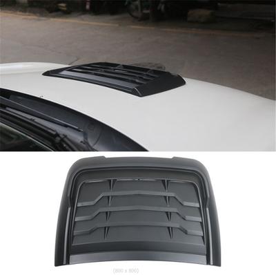 Black Car Hood Decorative Stickers Hood Scoop Fake Air Flow Intake Vent Covers