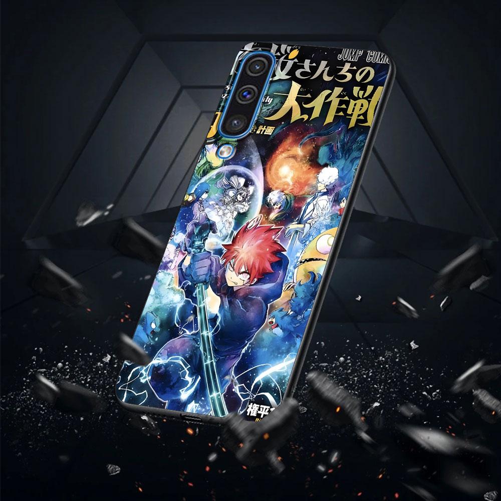 Mission Yozakura Family Case for Samsung Galaxy A03 A04s A20 A30 A20e A70 A70s A50 A40 A30s A50s A20s A10s TPU Black Phone Cover