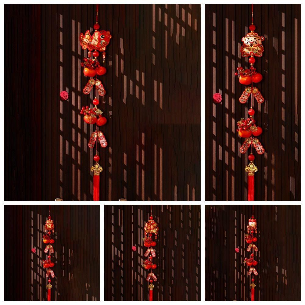 Traditional Spring Festival Door Decoration New Year Hanging Ornaments Party Decoration