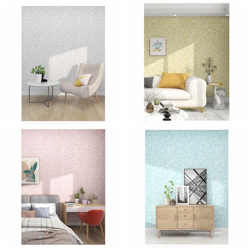 Self-adhesive Waterproof Moisture-proof Wallpaper Bedroom Living Room Renovation Wall Sticker Home Decor