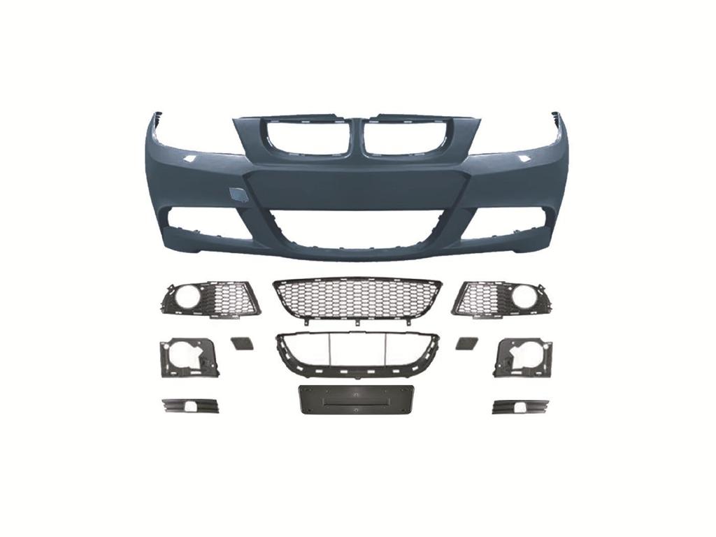 BMW 3 Series E90 2005-2012 MT Sport Front/Rear Bumpers, Grille, Side Skirts, Fog Lights