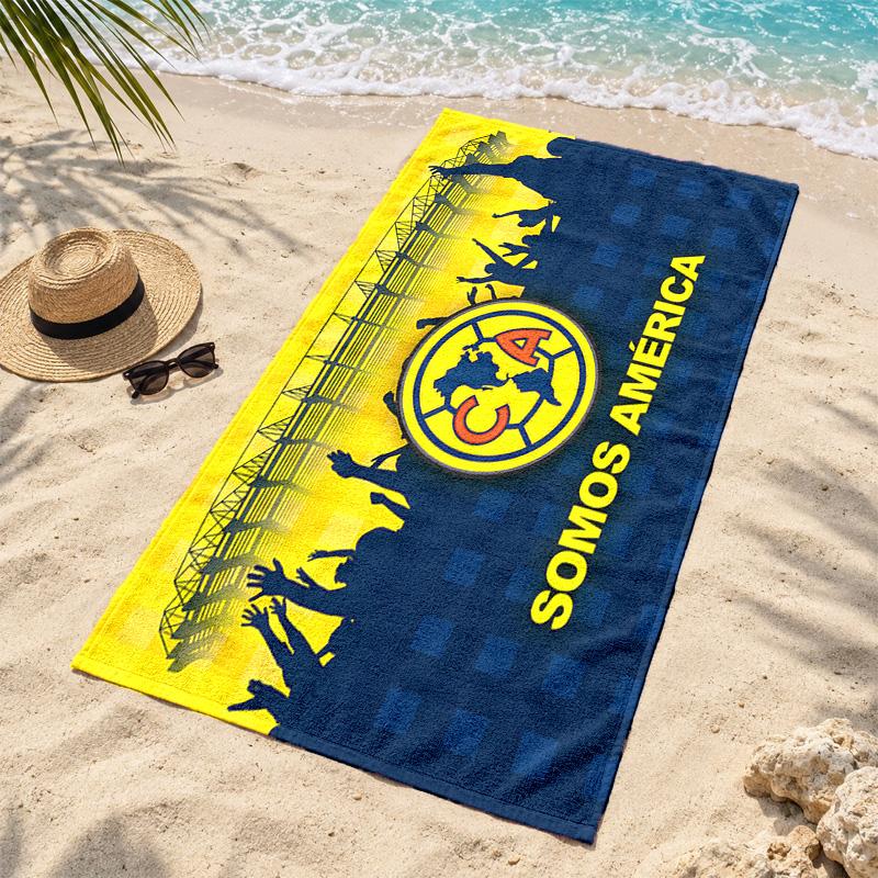 Club America Microfiber Beach Towel Quick Dry Sand Free Lightweight Beach Towels for Travel Swimming Camping