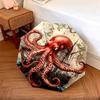 Ship Octopus  pattern, automatic folding umbrella, portable and foldable design, 8 ribs, a Christmas or birthday gift.