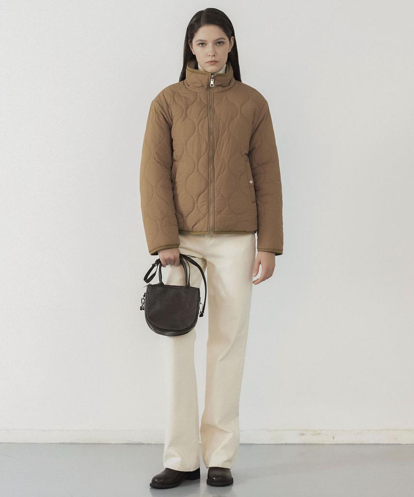 Citybreeze Reversible Fleece Padded Jumper_Beige