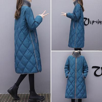 Down Cotton-padded Clothes for Women's Long Models, New Loose Large-size Cotton-padded Jackets, and Winter Thickened Cotton-padded Jackets.