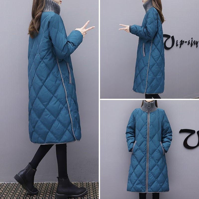 Down Cotton-padded Clothes for Women's Long Models, New Loose Large-size Cotton-padded Jackets, and Winter Thickened Cotton-padded Jackets.
