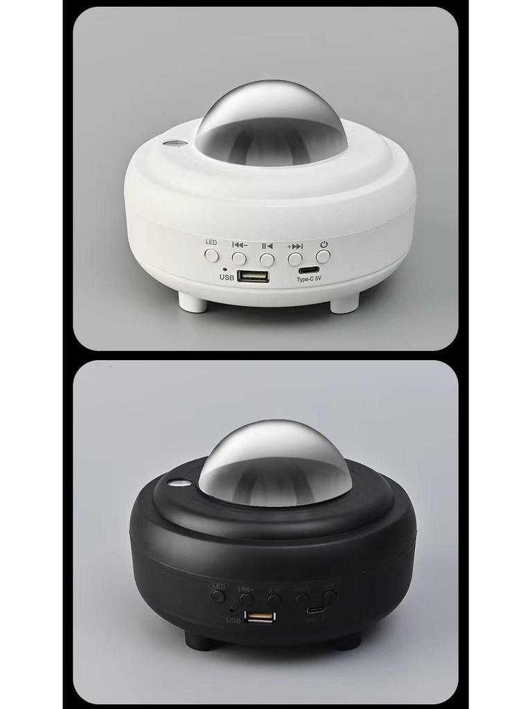 **Aurora Sternenhimmel Projektor**: Bluetooth-Lautsprecher & Mondlampe für romantische Atmosphäre**